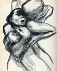 death seizing a woman-kathe kollwitz